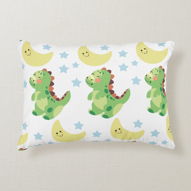 Dinosaur  accent pillow (Front)