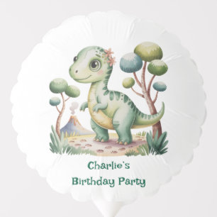Dinosaur Adventure Boy's Birthday Party Balloon