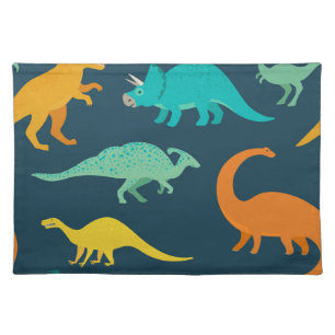 Dinosaur Adventure: Kids' Nursery Wallpaper Cloth Placemat