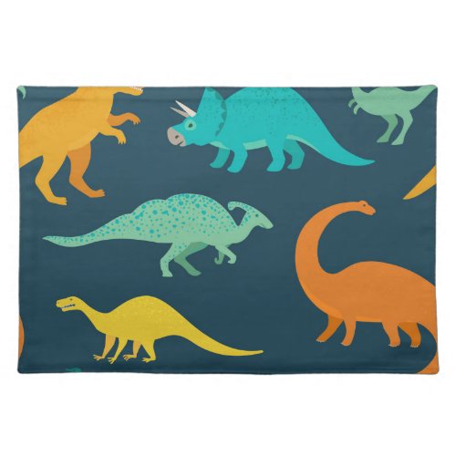 Dinosaur Adventure Kids Nursery Wallpaper Cloth Placemat