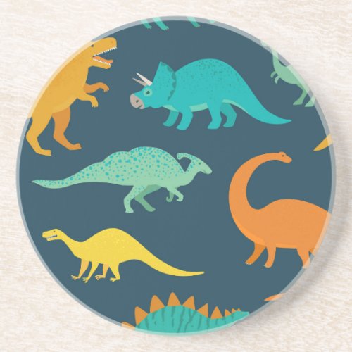 Dinosaur Adventure Kids Nursery Wallpaper Coaster