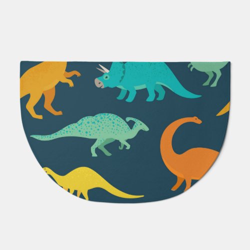 Dinosaur Adventure Kids Nursery Wallpaper Doormat