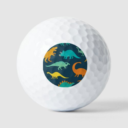 Dinosaur Adventure Kids Nursery Wallpaper Golf Balls