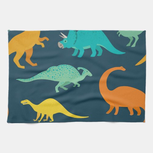 Dinosaur Adventure Kids Nursery Wallpaper Kitchen Towel