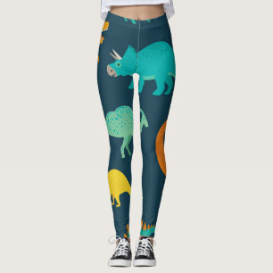 Dinosaur Adventure: Kids' Nursery Wallpaper Leggings