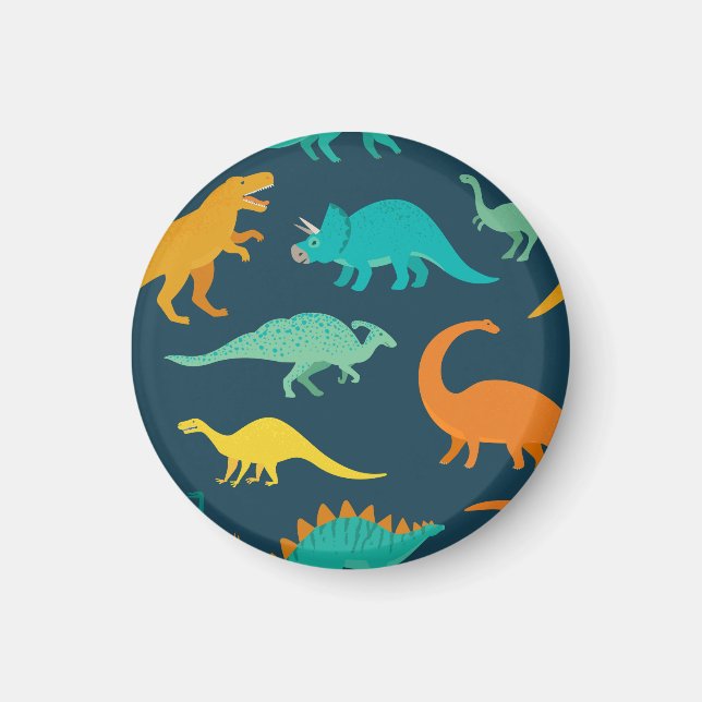 Dinosaur Adventure: Kids' Nursery Wallpaper Magnet (Front)