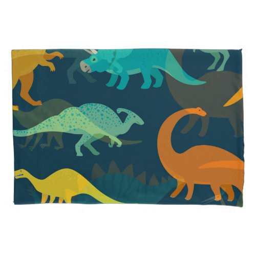 Dinosaur Adventure Kids Nursery Wallpaper Pillow Case