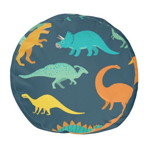 Dinosaur Adventure Kids Nursery Wallpaper Pouf