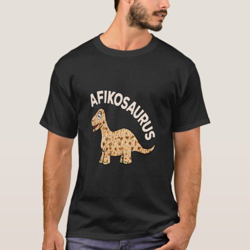 Dinosaur Afiko Hebrew Passover Jewish  T_Shirt