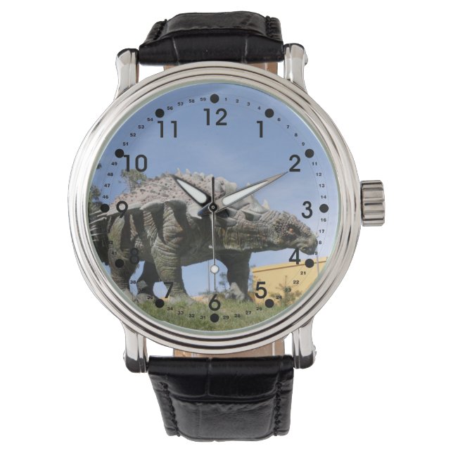 Dinosaur - Ankylosaurus Dinosaur in Sucre Bolivia Watch (Front)