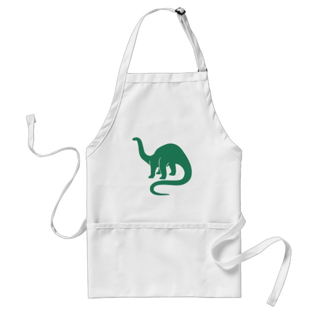 Dinosaur Apron Green (Front)