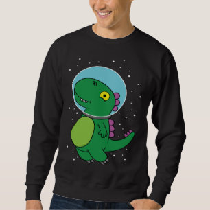 Dinosaur astronaut children's gift for space fans sweatshirt