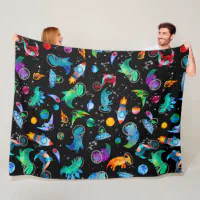 Dino fleece blanket deals