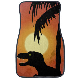Dinosaur at Dawn Car Floor Mat