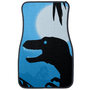 Dinosaur at Dusk Car Mat