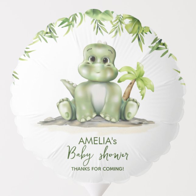 Dinosaur Baby Balloon (Back)