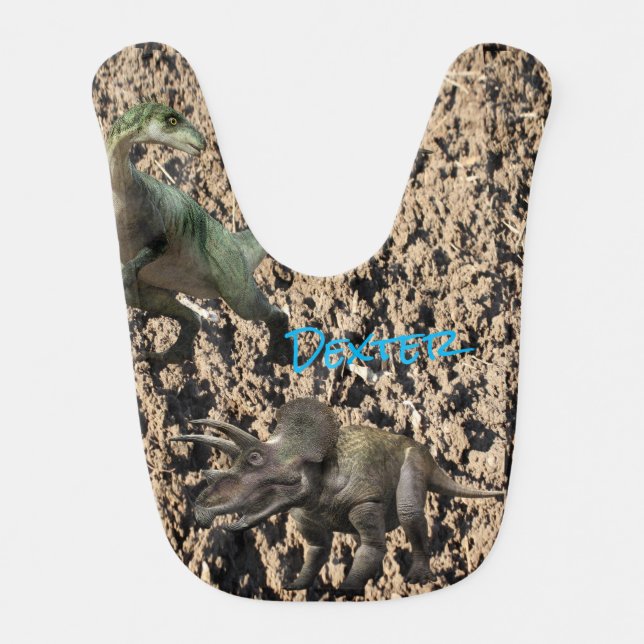 Dinosaur Baby Bib (Front)