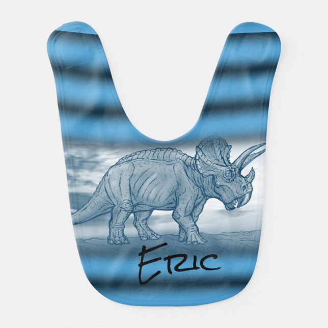Dinosaur Baby Bib (Front)