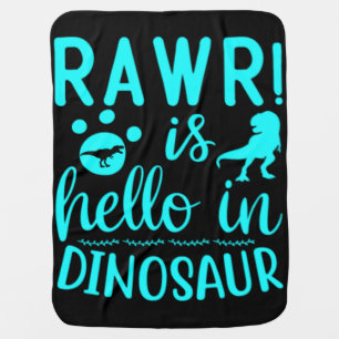 Dinosaur Baby Blanket