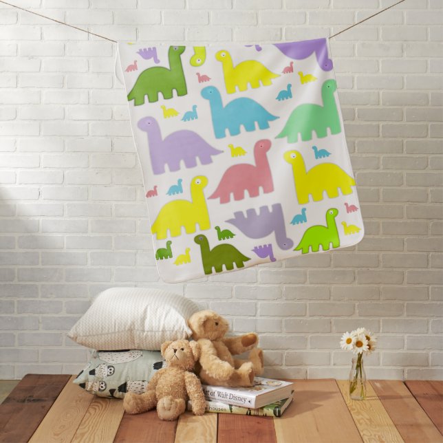 Dinosaur Baby Blanket (In Situ)