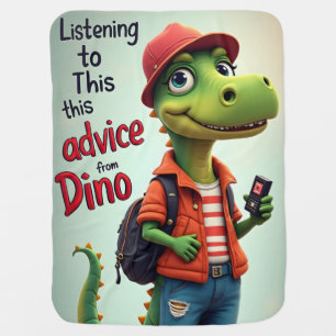 dinosaur baby blanket