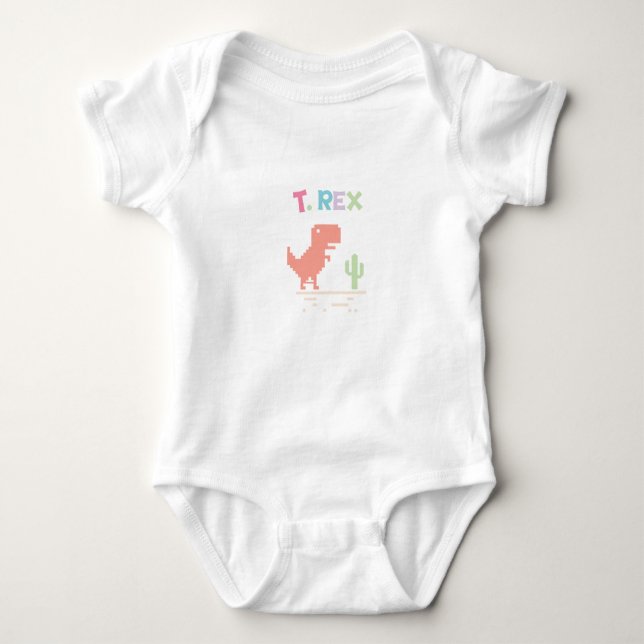 Dinosaur Baby Bodysuit (Front)