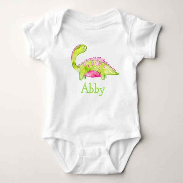 Dinosaur Baby Bodysuit (Front)