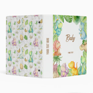 Dinosaur Baby Mini Binder