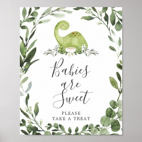 Dinosaur Baby Shower Babies Are Sweet Sign