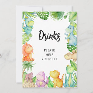 Dinosaur Baby Shower Card