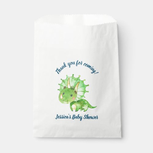 Dinosaur Baby Shower Favor Bag