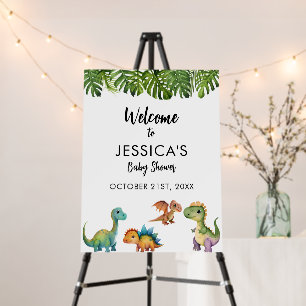 Dinosaur Baby Shower Foam Board