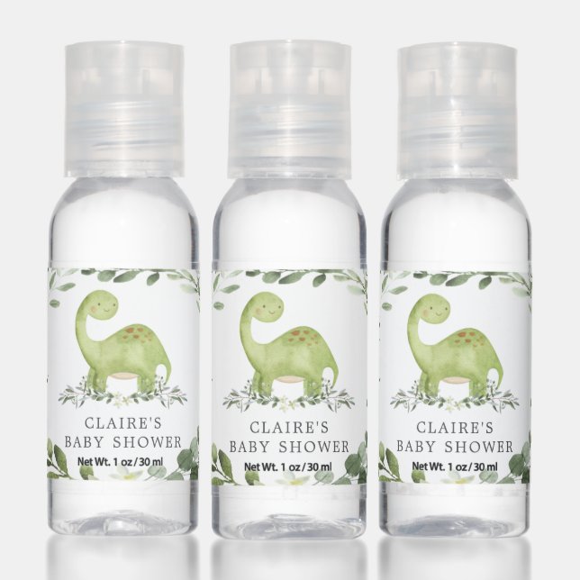 Dinosaur Baby Shower Hand Sanitizer (Set)