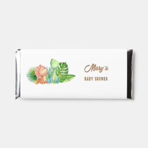 Dinosaur Baby Shower Hershey Bar Favors