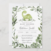 Dinosaur Baby Shower Invitation (Front)