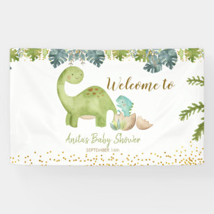 Baby Dino Personalized Nursery Area Rug- 2.5x4