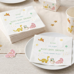 Dinosaur Baby Shower Napkins