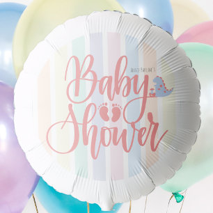 Dinosaur Baby Shower Personalized Balloon