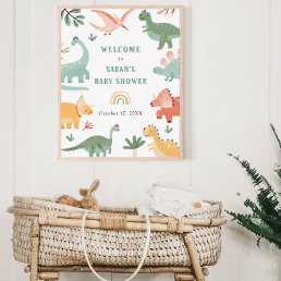 Dinosaur Baby Shower Sign