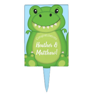 Dinosaur Baby Shower T-Rex Cake Topper