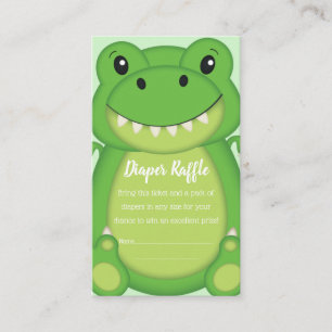 Dinosaur Baby Shower T-Rex  Enclosure Card