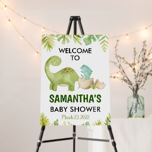 Dinosaur Baby Shower Welcome Sign