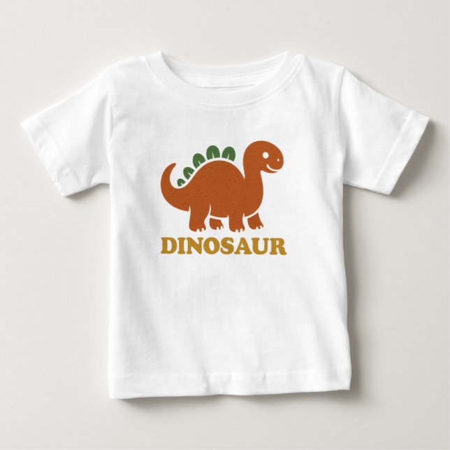Dinosaur! Baby T-Shirt (Front)