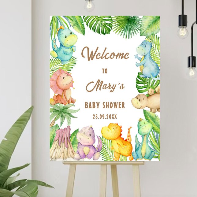 Dinosaur Baby Welcome Foam Board (Creator Uploaded)