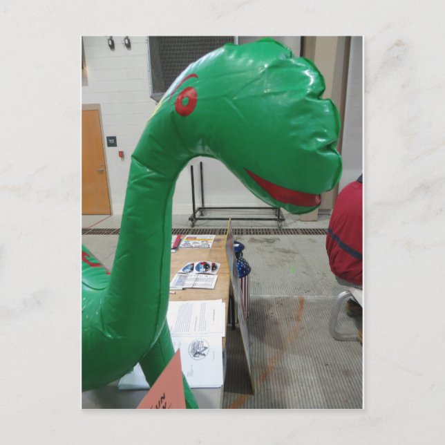 Dinosaur Balloon Postcard (Front)