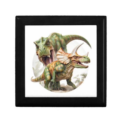 Dinosaur battle design gift box