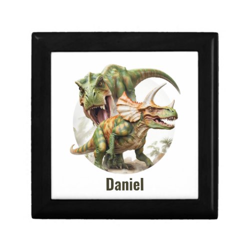 Dinosaur battle design gift box