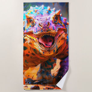 Dinosaur Beach Towel