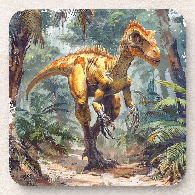 Dinosaur Beverage Coaster (Front)