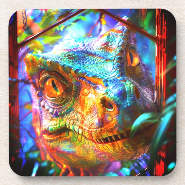 Dinosaur Beverage Coaster (Front)